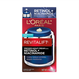 Loréal Paris Revitalift Pressed Night Cream with Retinol, Niacinamide - 48g