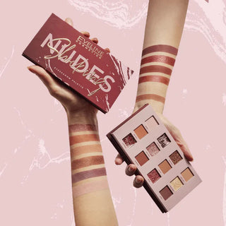 Eveline Cosmetics Eyeshadow Palette 12 Colors Shocking Nudes