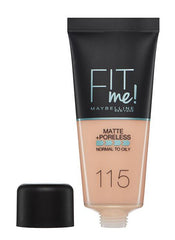 Maybelline New York Fit Me Matte + Poreless Foundation - 115 Ivory