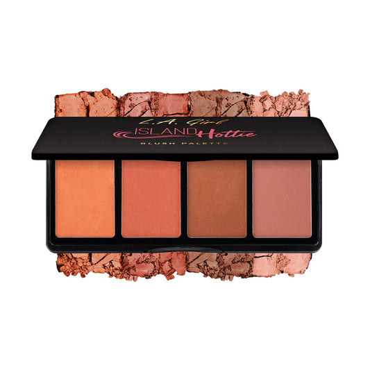 L.A. Girl Fanatic Blush Palette - Island Hottie