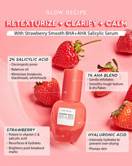Glow Recipe Strawberry Smooth BHA + AHA Salicylic Acid Serum