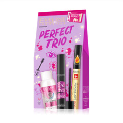 Eveline Cosmetics Gift Set Perfect Trio ( Hyaluronic Water 100ml + Mascara + Lash Serum)
