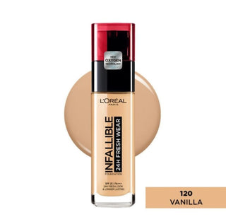 Loréal Paris  Infallible 24H Fresh Wear Foundation - 120 Vanilla