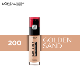Loréal Paris  Infallible 24H Fresh Wear Foundation - 200 Golden Sand