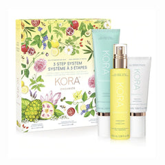 KORA Organics 3 Step System - Oily/Combination Skin kit