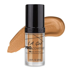 L.A. Girl Pro Coverage Illuminating Foundation - GLM645 Nude Beige