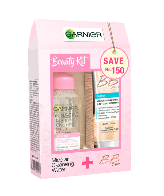 Garnier Skin Naturals Beauty Kit – Micellar Water 125ml + BB Cream Light 40ml