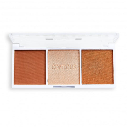 Makeup Revolution Colour Play Contour Trio Palette Baked Sugar