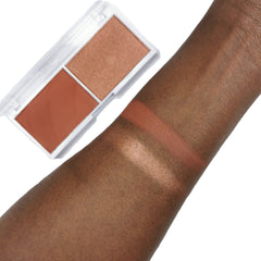 Revolution Relove Colour Play Contour Blushed Duo - Baby