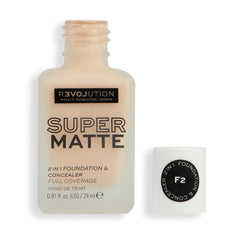 Makeup Revolution Relove Supermatte Foundation - F2