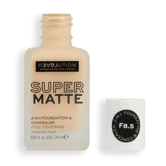 Makeup Revolution Relove Supermatte Foundation - F8.5