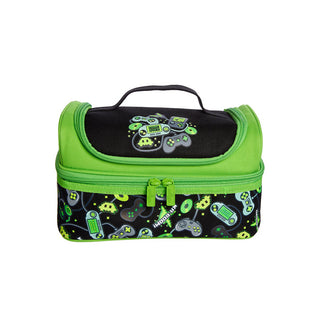 Smiggle Lunch Box Double Deck Dejavu PT2 - Black