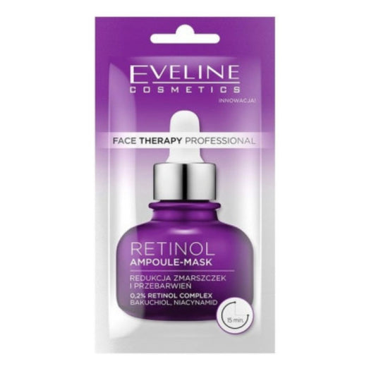 Eveline Cosmetics Face Therapy Professional Retinol Ampoule Mask - 8ml