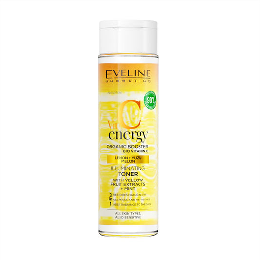 Eveline Cosmetics Vit C Energy Organic Booster Illuminating Toner - 200ml