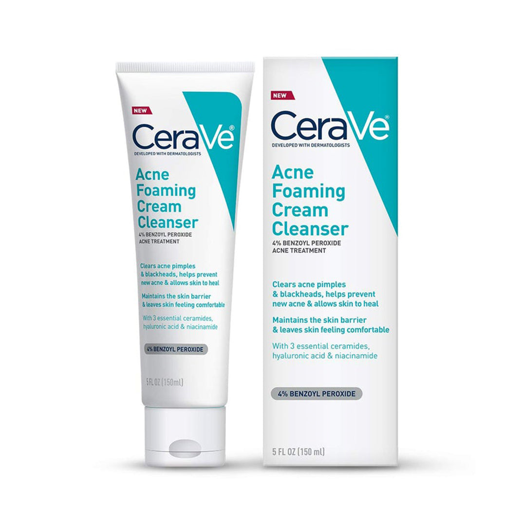 CeraVe Acne Foaming Cream Cleanser - 150 ml - Shopaholic