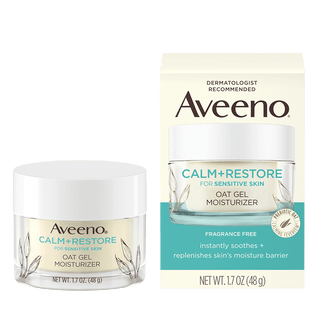Aveeno Calm + Restore Oat Gel Moisturizer For Sensitive Skin - 48g