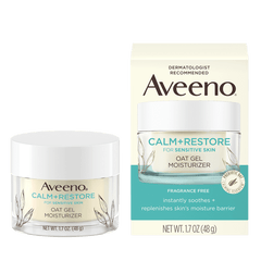 Aveeno Calm + Restore Oat Gel Moisturizer For Sensitive Skin - 48g