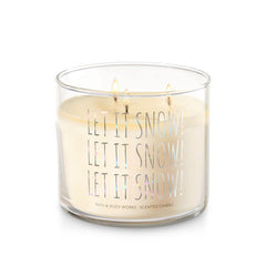 Bath and Body Works Let It Snow - Twisted Peppermint - 3 Wick Candle