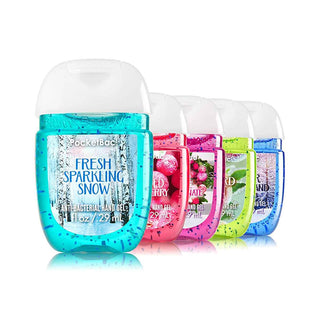 Bath and Body Works SNOW SPARKLE SHINE Winter Bundle 5-Pack PocketBac Sanitizers - Shopaholic