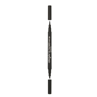 Beauty UK Hd Duo Felt Tip Eyeliner - Black (Water Resistant)