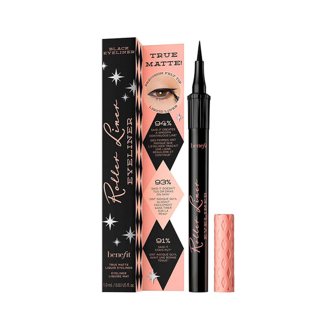 Benefit Cosmetics Roller Liquid Eyeliner - Black - Shopaholic