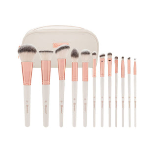BH Cosmetics  Rosé Romance - 12 Piece Brush Set With Cosmetic Bag