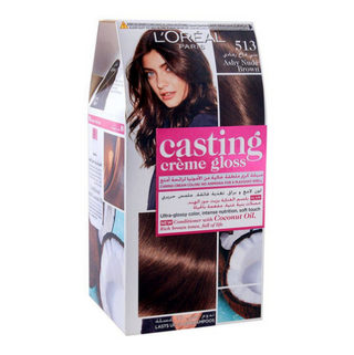 Loréal Paris  Casting Hair Color, 513 Ashy Nude Brown