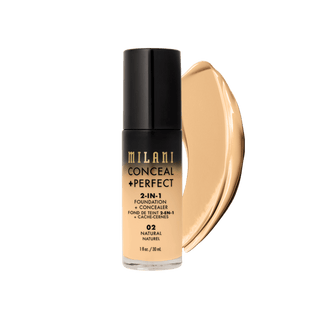 Milani Conceal + Perfect 2-IN-1 Foundation And Concealer - Creamy Natural
