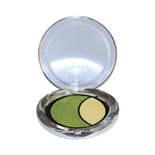 DMGM Studio Perfection Duo Eyeshadow - Forest Green/Gold Frost