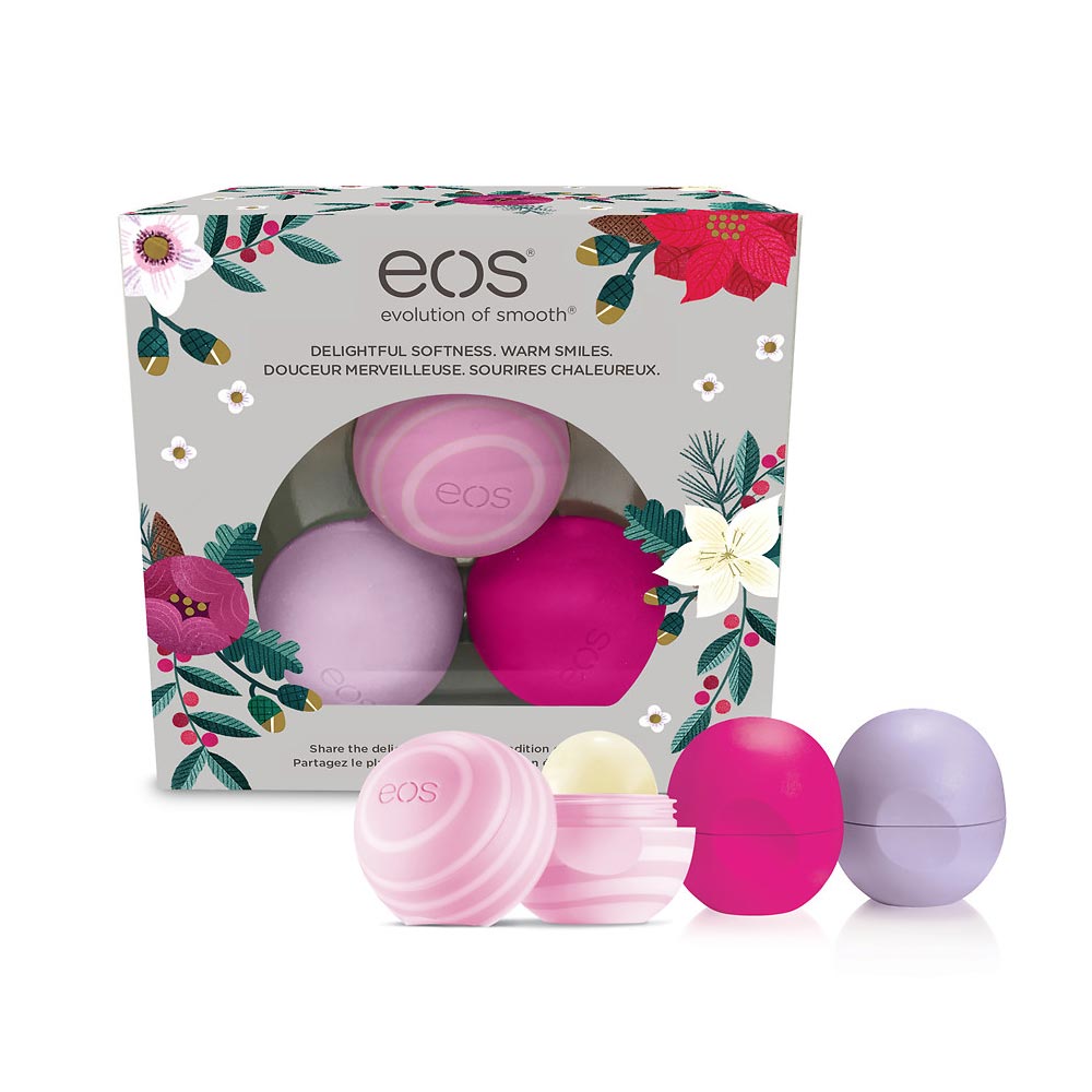 eos Holiday Limited Edition - Lip Balm 3 Pack - Shopaholic