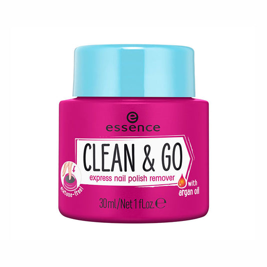 essence Clean & Go Express Nail Polish Remover 30ml