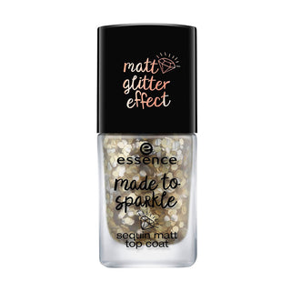 essence Sequin Matt Top Coat - 01 Pour Some Glitter On Me!