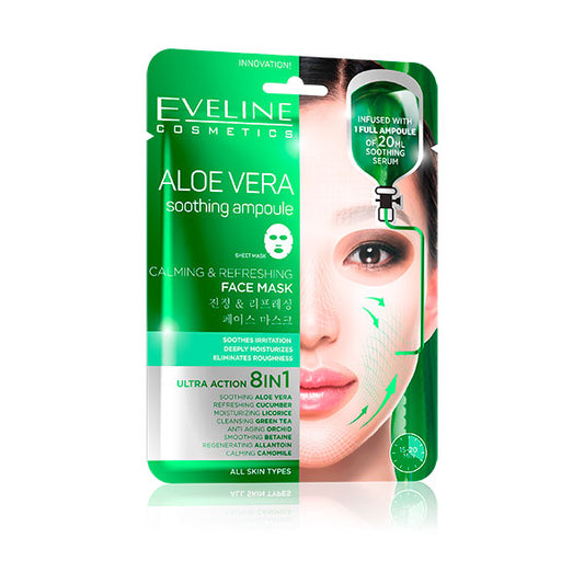 Eveline Cosmetics Aloe Vera Calming and Refreshing Face Mask
