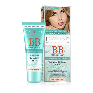 Eveline Cosmetics Mattifying BB Cream 8 in 1 - Light