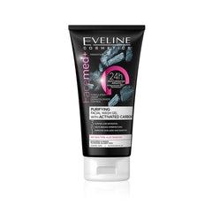 Eveline Cosmetics Purifying Facial Wash Gel with Activated Carbon - 150ml