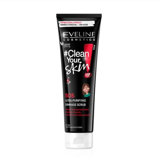 Eveline Clean Your Skin Sos Ultra-Purifying Gommage Scrub