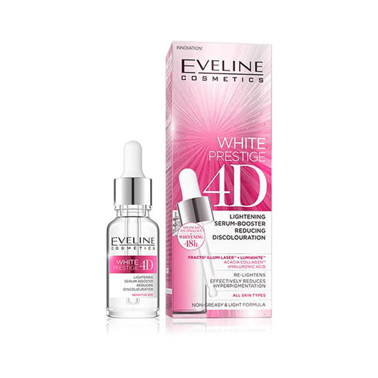 Eveline Cosmetics White Prestige 4ED Lightening Serum-booster Reducing Discoloration - 18ml