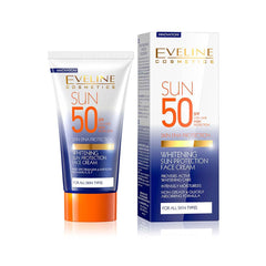 Eveline Cosmetics Whitening Sun Protection Face Cream SPF 50 - 50ml