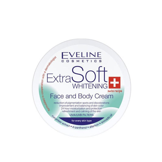 Eveline Cosmetics Extra Soft Face and Body Whitening Cream - 200ml