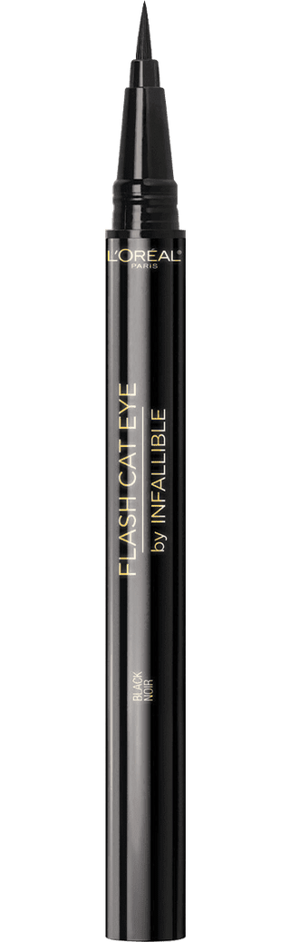 Loréal Paris  Flash Cat Eye Waterproof Brush Tip Liquid Eyeliner - Black