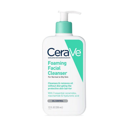 CeraVe Foaming gel cleanser for normal-to-oily skin - 355ml - Shopaholic