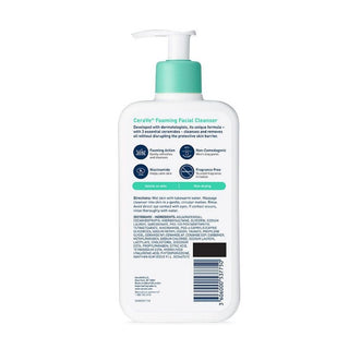 CeraVe Foaming gel cleanser for normal-to-oily skin - 355ml - Shopaholic
