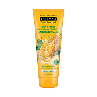 FREEMAN beauty Facial Manuka Clay Mask and Cleanser - Honey and Tea Tree Oil