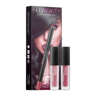 Huda Beauty Lip Contour Set - Trophy Wife & Muse