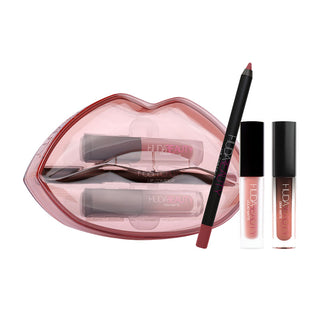 Huda Beauty Matte & Cream Lip Set - Mogul & Bombshell