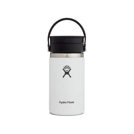 Hydro Flask 12 Oz Wide Mouth With Flex Sip Lid Coffee Flex - White