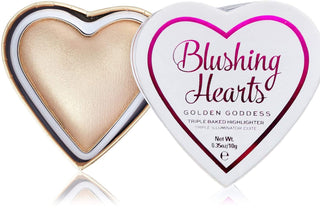 Makeup Revolution I Heart Makeup Blushing Hearts Highlighter Golden Goddess
