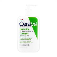 CeraVe Hydrating Cream-To-Foam Cleanser - 473ml - Shopaholic