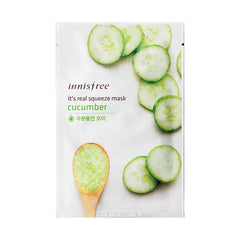 innisfree It's Real Squeeze Mask - Cucumber 1 Sheet