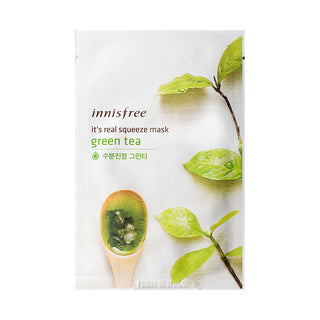 innisfree It's Real Squeeze Mask - Green Tea 1 Sheet